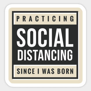 Social Distancing Sticker